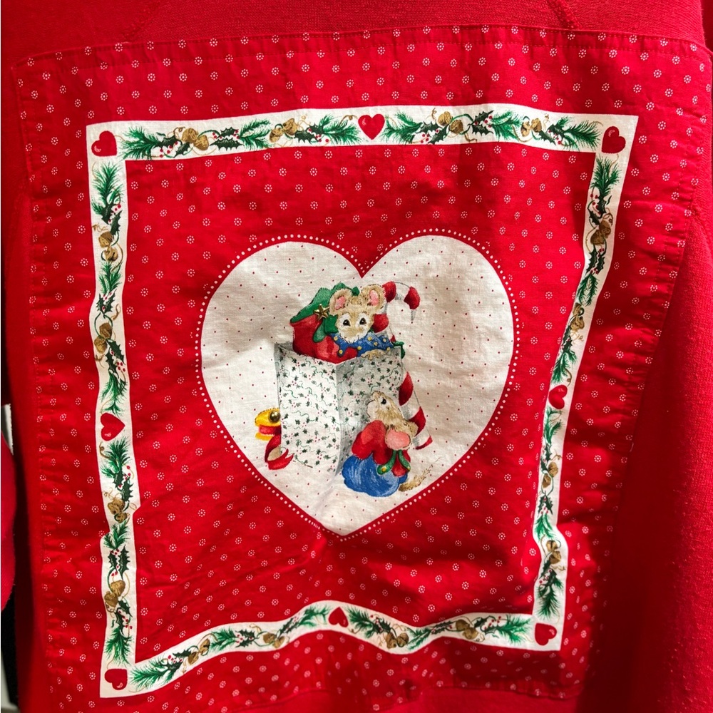 Christmas Holiday Vintage‎ Sweater Size Large - Picture 6 of 7